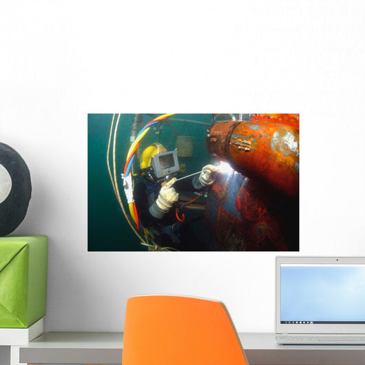 Us Navy Diver Welds Wall Decal Design 2