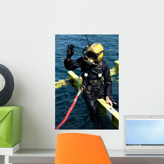 Us Navy Diver Signals Wall Decal Design 1