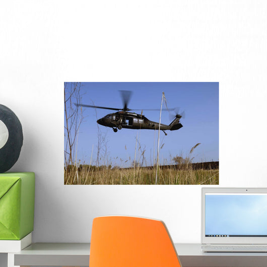 Us Army Uh-60 Black Wall Decal Design 1