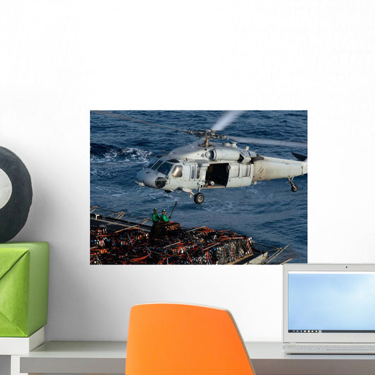 Sailors Attach Pallets Supplies Wall Decal
