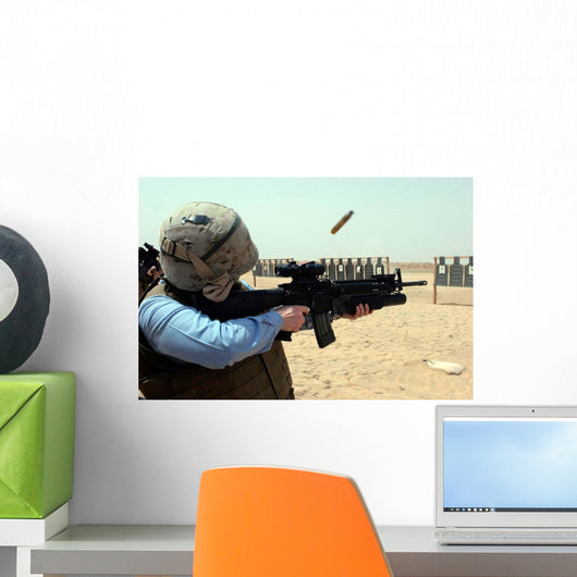 Sailor Fires Weapon Wall Decal