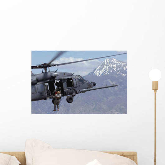 Soldier Is Lifted Board Wall Decal