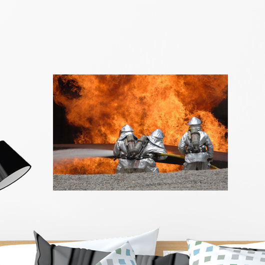 Firemen Neutralize Fire Wall Decal
