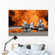 Firemen Neutralize Fire Wall Decal
