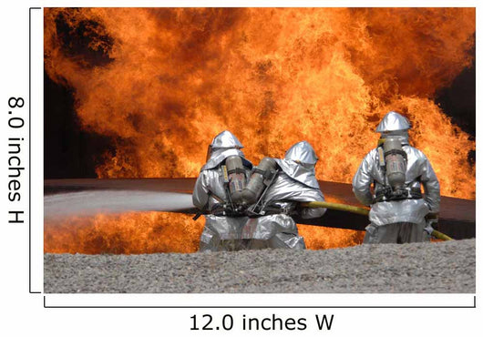 Firemen Neutralize Fire Wall Decal