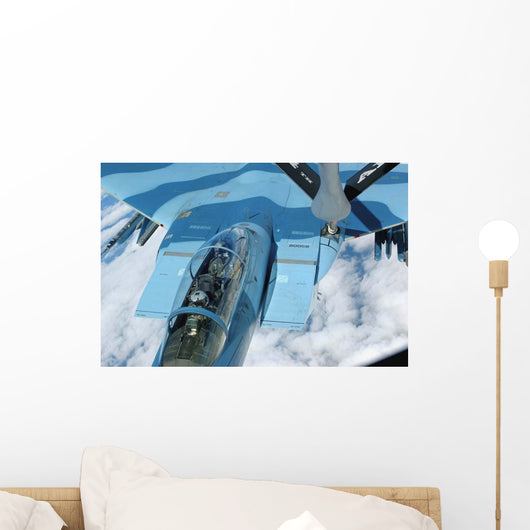 Kc-135 Stratotanker Provides In-flight Wall Decal