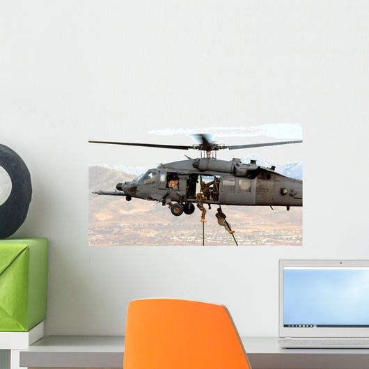 Soldiers Are Lifted Board Wall Decal