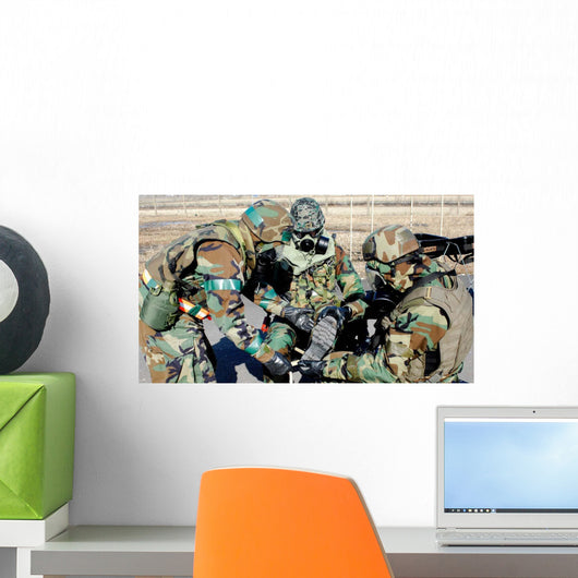 Airmen Assist Republic Korea Wall Decal