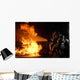Firefighters Extinguish Simulated Battery Wall Decal