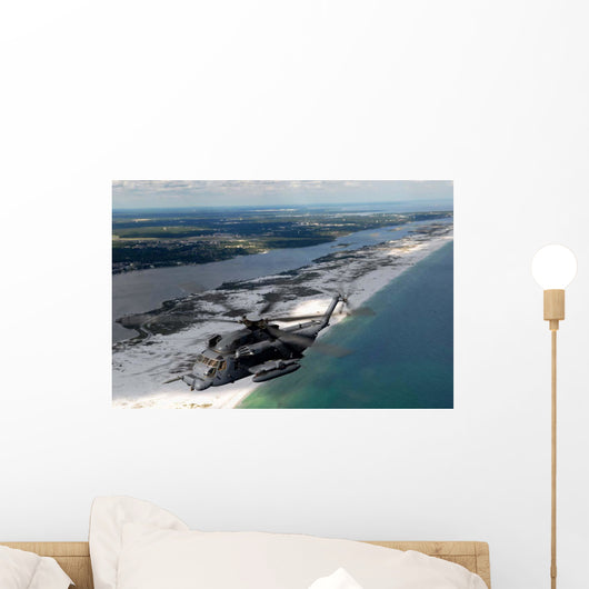 Mh-53 Pave Low Flies Wall Decal