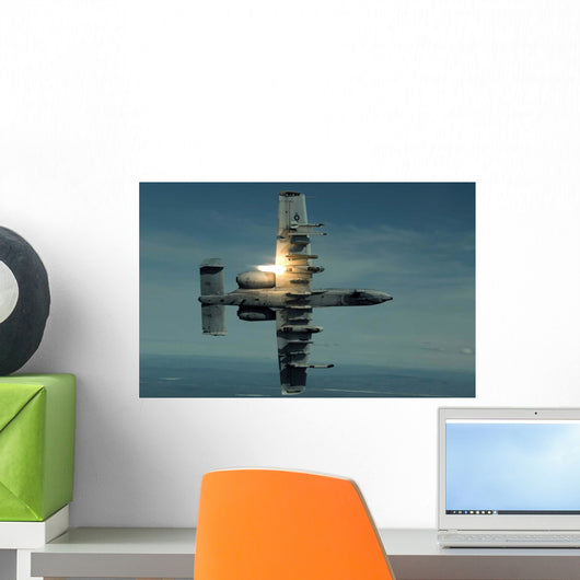 A-10 Warthog Breaks over Wall Decal