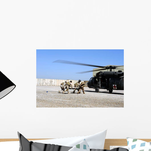 Soldiers Rush Simulated Casualty Wall Decal