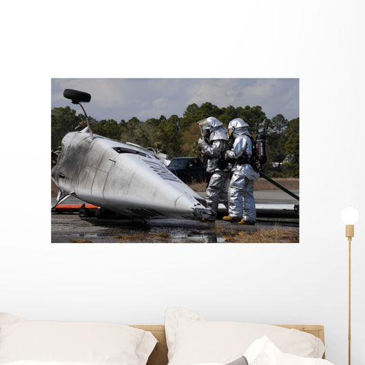 Firefighters Respond to Scene Wall Decal