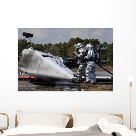 Firefighters Respond to Scene Wall Decal