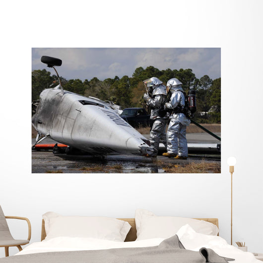 Firefighters Respond to Scene Wall Decal