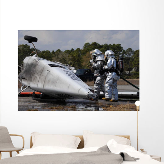 Firefighters Respond to Scene Wall Decal