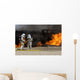 Firefighters Neutralize Live Fire Wall Decal