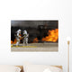 Firefighters Neutralize Live Fire Wall Decal