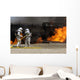 Firefighters Neutralize Live Fire Wall Decal