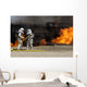 Firefighters Neutralize Live Fire Wall Decal