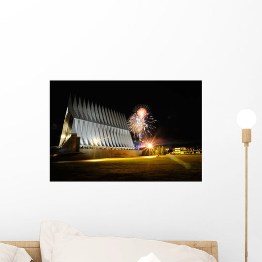 Fireworks Explode over Air Wall Decal Design 1