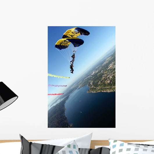 Members Us Navy Parachute Wall Decal Design 1