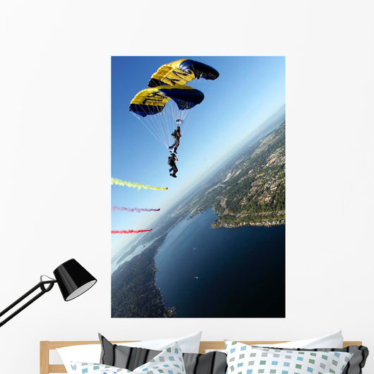 Members Us Navy Parachute Wall Decal Design 1
