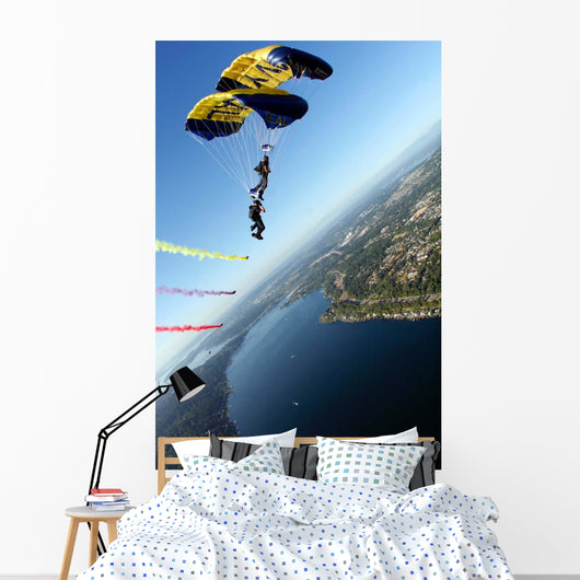 Members Us Navy Parachute Wall Decal Design 1