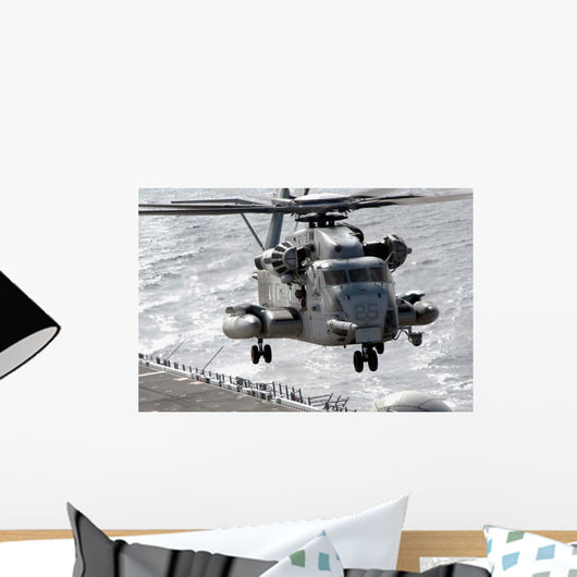 Ch-53e Super Stallion Helicopter Wall Decal Design 4
