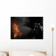 Firefighters Extinguish Simulated Cargo Wall Decal Design 3