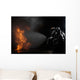 Firefighters Extinguish Simulated Cargo Wall Decal Design 3