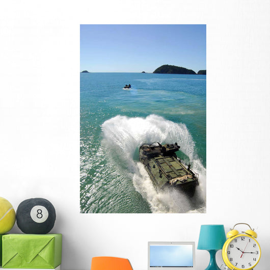 Amphibious Assault Vehicles Exit Wall Decal Design 3