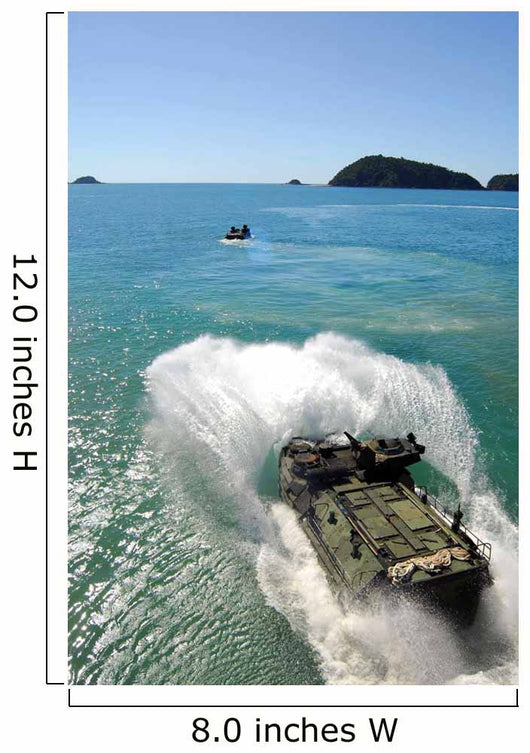 Amphibious Assault Vehicles Exit Wall Decal Design 3