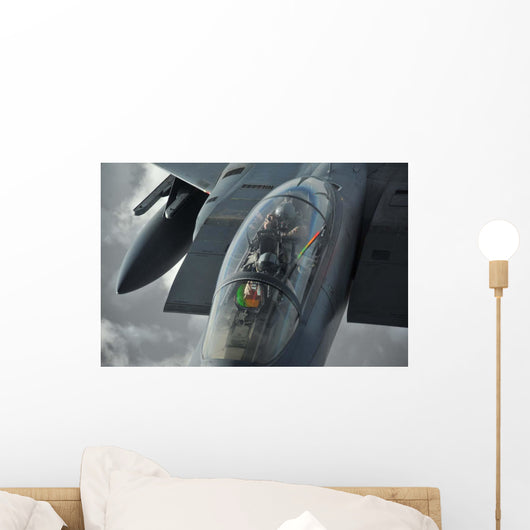 Pilot Onboard Us F-15e Wall Decal