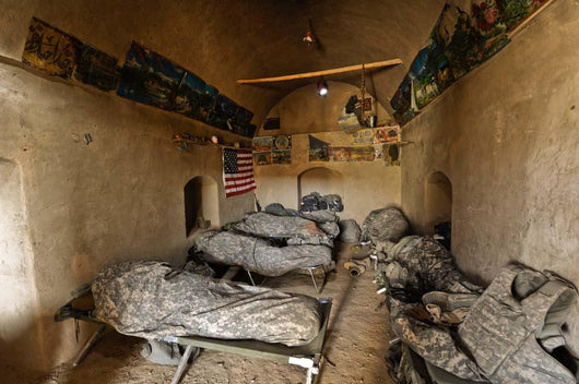 Us Soldiers Sleep Abandoned Wall Decal