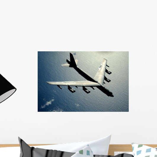 B-52 Stratofortress Flight over Wall Decal Design 2