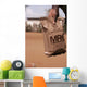 Solider with Armed Forces Wall Decal