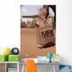 Solider with Armed Forces Wall Decal