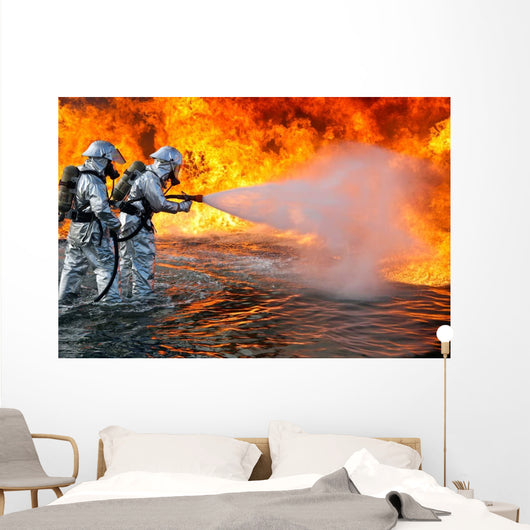 Aircraft Rescue Firefighting Team Wall Decal