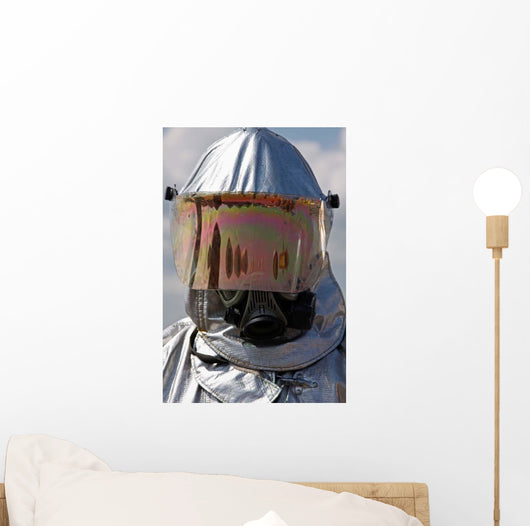 Close-up Firefighter Fire Proximity Wall Decal