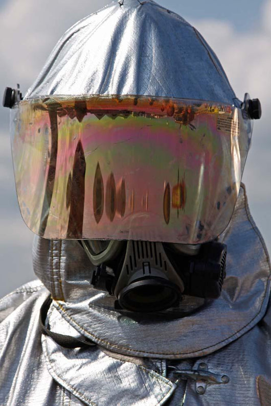 Close-up Firefighter Fire Proximity Wall Decal