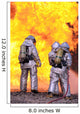 Firefighters Extinguish Aircraft Fire Wall Decal