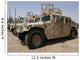 Row Humvees from Task Wall Decal
