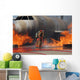 Airmen Extinguish Fire Training Wall Decal
