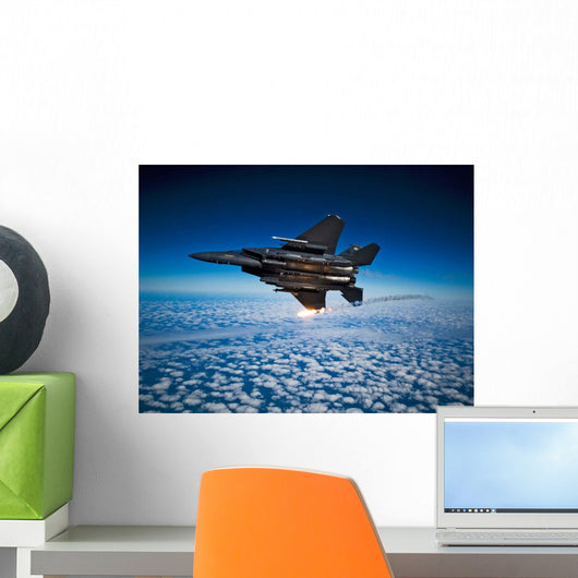 F-15e Strike Eagle Aircraft Wall Decal Design 3