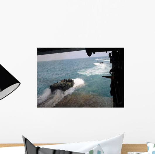 Amphibious Assault Vehicles Exit Wall Decal Design 4