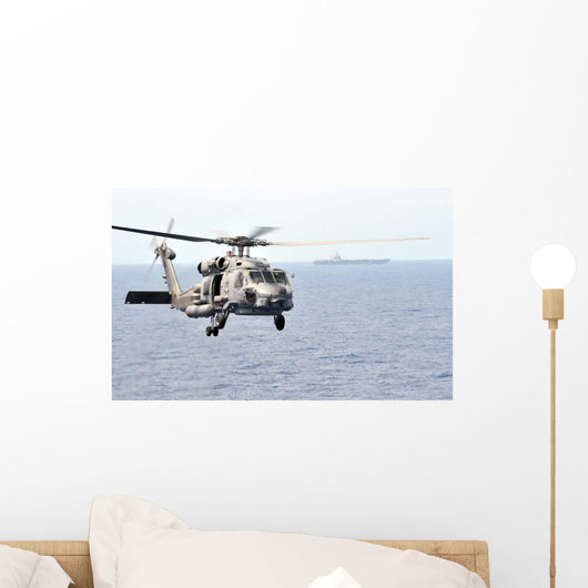 Mh-60r Seahawk Helicopter Flight Wall Decal
