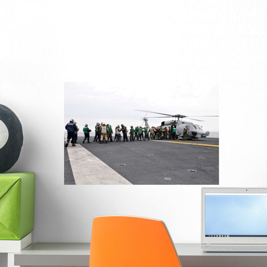 Sailors and Marines Load Wall Decal