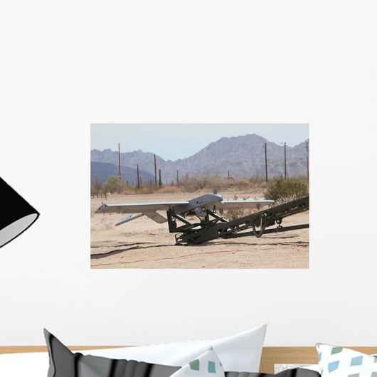 Rq-7 Shadow Unmanned Aerial Wall Decal Design 2