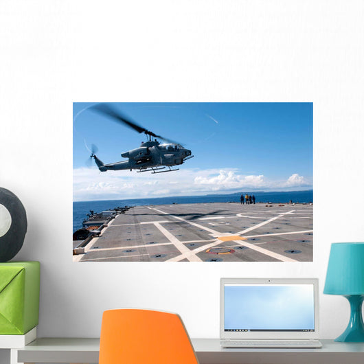 Ah-1w Super Cobra Helicopter Wall Decal Design 1